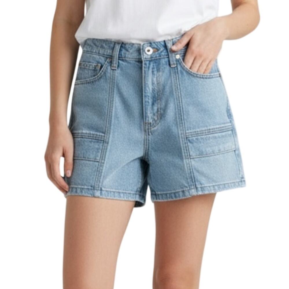 Abercrombie & Fitch Women's Dad Short High Rise Double Pocket Shorts  Size 12